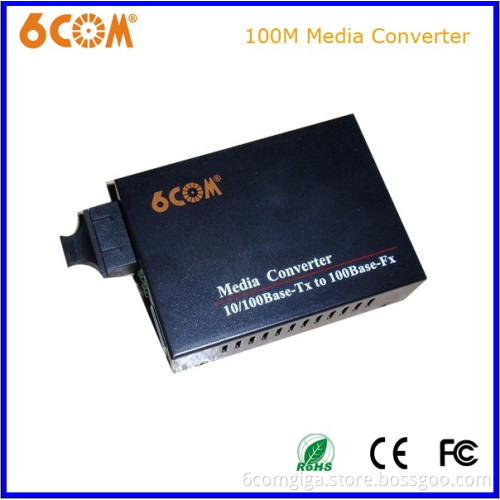 Double Fiber Single Mode 2km Optical Media Converter (DMC-300SC)